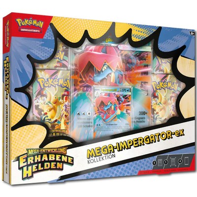 Pokemon Mega-Entwicklung Erhabene Helden Mega-Impergator-EX Kollektion - DEUTSCH