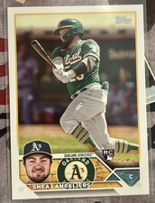 2023 Topps Series 1 - Shea Langeliers #127 (RC) Oakland Athletics