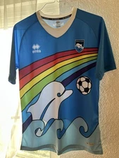 Errea Pescara Delfino Calcio 2019-2020 Special Jersey Vintage Soccer XXL 2XL