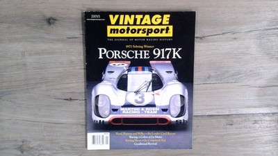 Vintage Motorsport Magazine 2003/1 Porsche 917K Sebring Winner Journal