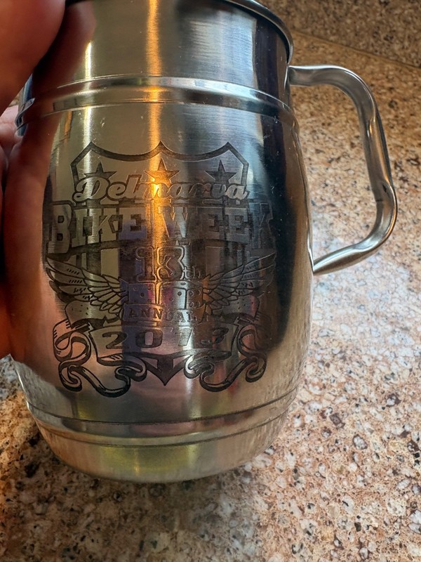 2013 Delmarva Bike Week Mug from Wild Bill's  Stainless Steel