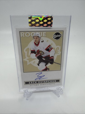 #ad 2024 25 Upper Deck Clear Cut Vintage Rookie Auto #VA ZO Zack Ostapchuk Autograph $11.99