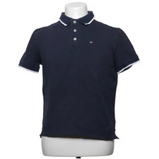Tommy Hilfiger Golf, Poloshirt, Größe: M, Blau, Baumwolle, Einfarbig #gYp