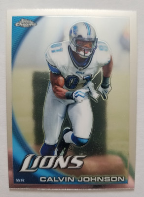 2010 Topps Chrome #C193 Calvin Johnson Detroit Lions