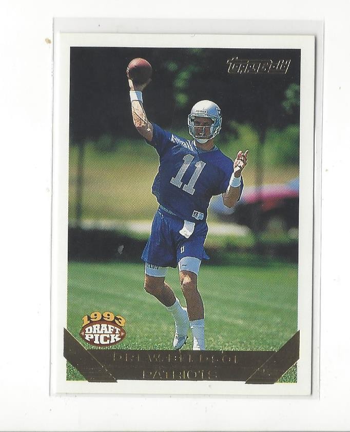 1993 Topps Gold #130 Drew Bledsoe RC Rookie Patriots