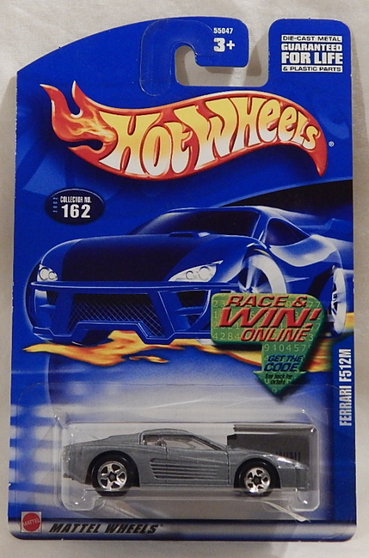 Ferrari F512M Italian Sports Car Hot Wheels 2002-162 Mainline Retired 2013