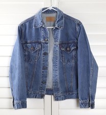 LEVI'S Levi Strauss Mens Vintage Denim Jean Trucker Jacket Top Size XS