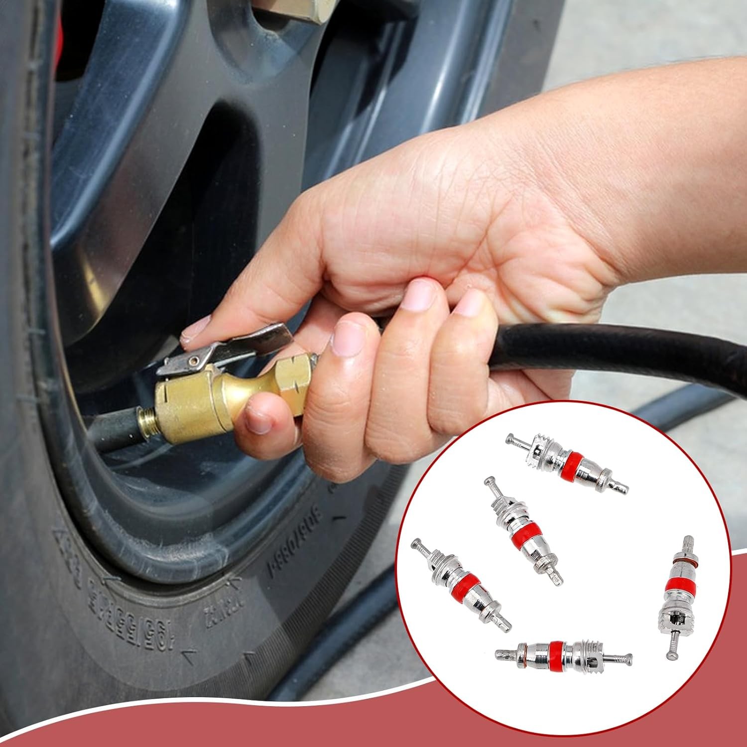 100pcs Valve Stem Core Replacement Kit, Premium Tyre Tire Cores, Tire... 