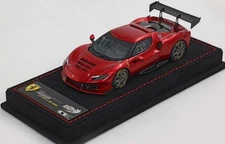 Ferrari 296 Challenge 2023 Red Fire - Alcantara Base 1:43 BBRC293C BBR