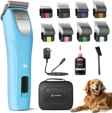 Professional Dog Clippers for Grooming - 2 Speed Pet Grooming Kit for Thick Curl