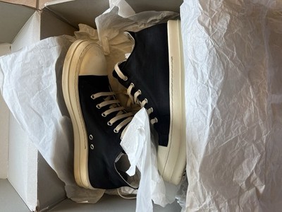 Authentic Rick Owen DRKSHDW Men's Low Top Nylon Ramones Size EU41