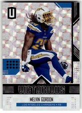 2018 Panini Unparalleled Melvin Gordon Victorious Hyper #/25 #VT-MG
