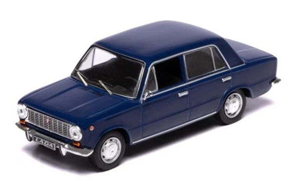 IXO CLC586N 1/43 Lada 1200 1970 Blau Modellauto Aus Metall (Guss), OVP-image