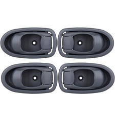 4 Pcs For 2001-2004 Kia Spectra Gray Interior Inside Right Left Door Handles 4 Pcs For 2001-2004 Kia Spectra Gray Interior Inside Right Left Door Handles