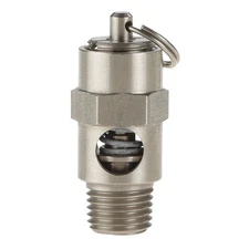 CONRADER SRV250-V-SS-300 Safety Valve,Soft Seat,1/4In,300 PSI,SS 15X873