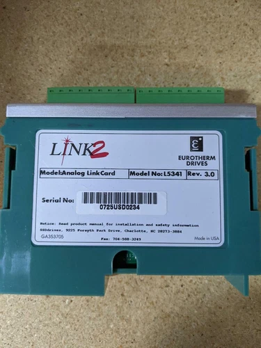 PARKER SSD LINK 2 EUROTHERM DRIVES ANALOG LINK CARD L5341 REV 3.0