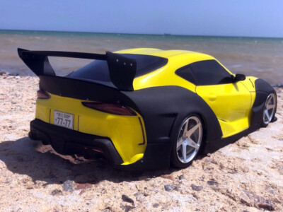 RC Body Car Drift Touring 1:10 Toyota Supra A 90 wide style