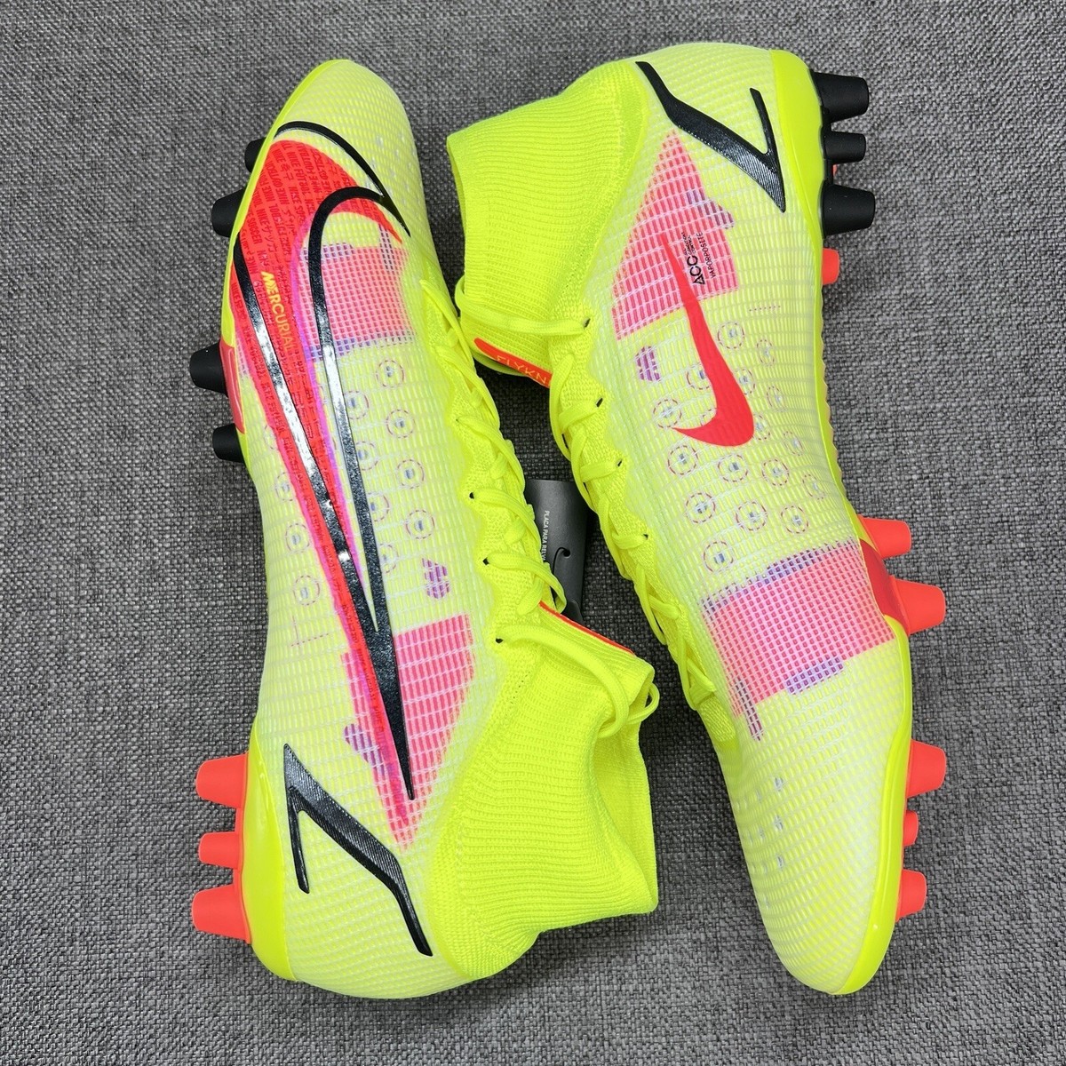 Nike Mercurial Superfly 8 Elite AG Pro New Volt Green Soccer  display picture 3
