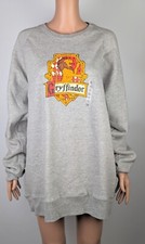 NWT Harry Potter Gryffindor Crest Women's Cotton Gray Sweatshirt size XL