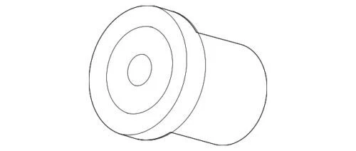 Genuine GM 2011-2017 Buick Chevrolet Verano Cruze LT Axle Pivot Bushing 13311920 - Image 2 of 3