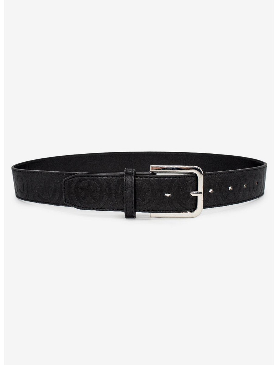 1796 Marvel Belt, Vegan Leather Captain America Buckle-Down Marvel Comics Belt, Captain America Shield  main image 2