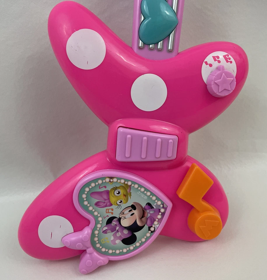 Disney Junior Minnie Mouse Rockin' Guitar Pink Musical Instrument Toy  - Image 3 of 4