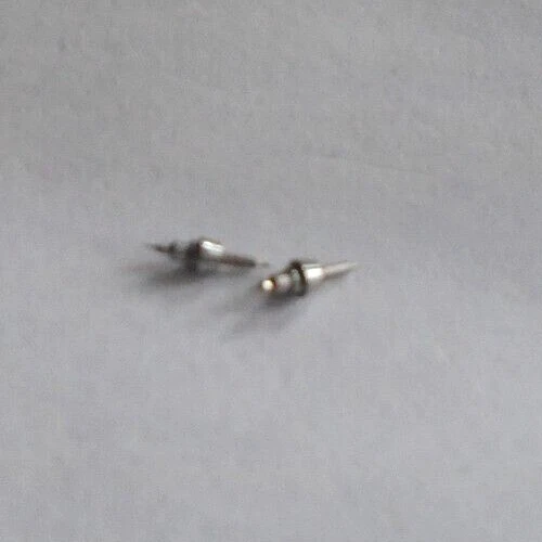 2 WALTHAM 18 SIZE BALANCE STAFFS #1703-A PIVOT-10 NOS  ---  BB-1009