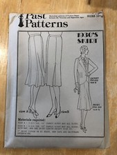 Past Patterns 0603 - 1930s New Style Skirts Sewing Pattern Sizes 10-18
