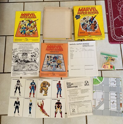 Marvel Super Heroes Basic Box Set - The Heroic Role Playing Game TSR Books