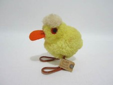 STEIFF Wool Duck FF Button Stock Tag 1506 Woolie 1930s Felt Beak Metal Legs