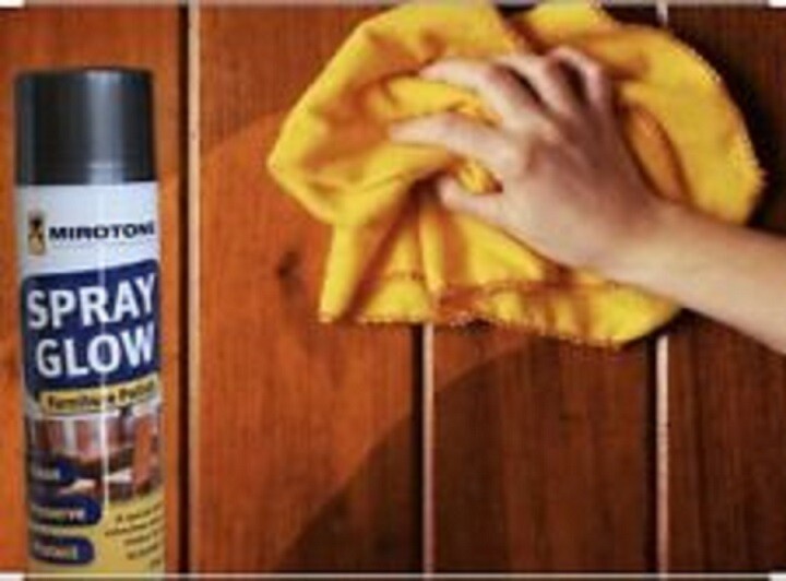 FURNITURE CARE STACK SPRAYGLOW & LEMON OIL FROM MIROTONE AND GUARDSMAN