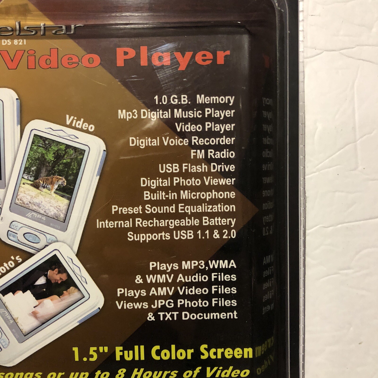 Delstar D5 821 MP3/MP4 Video Player New Sealed 400547047542 eBay