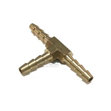 1/8 HOSE BARB TEE Brass Pipe 3 WAY T Fitting Thread Gas Fuel Water Air