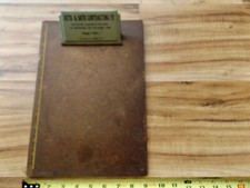 VINTAGE TRUCKERS CLIPBOARD BETHLEHEM, PA & BATH CONTRACTING BATH, PA HISTORY