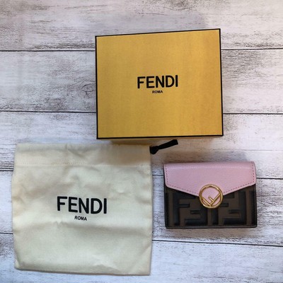 fendi tri fold wallet