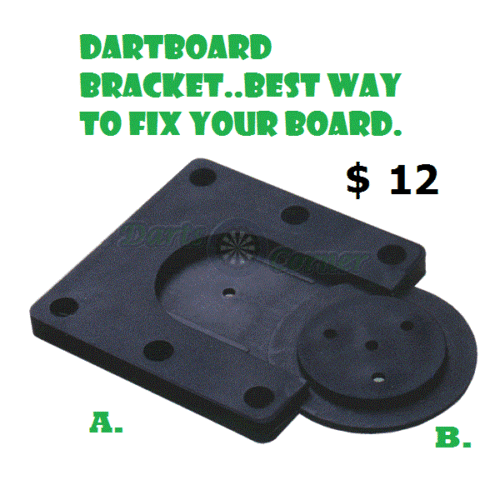 DARTBOARD U-HOLDER-WALL MOUNTING BRACKET-- BEST AND SAFEST WAY.. - Picture 1 of 4