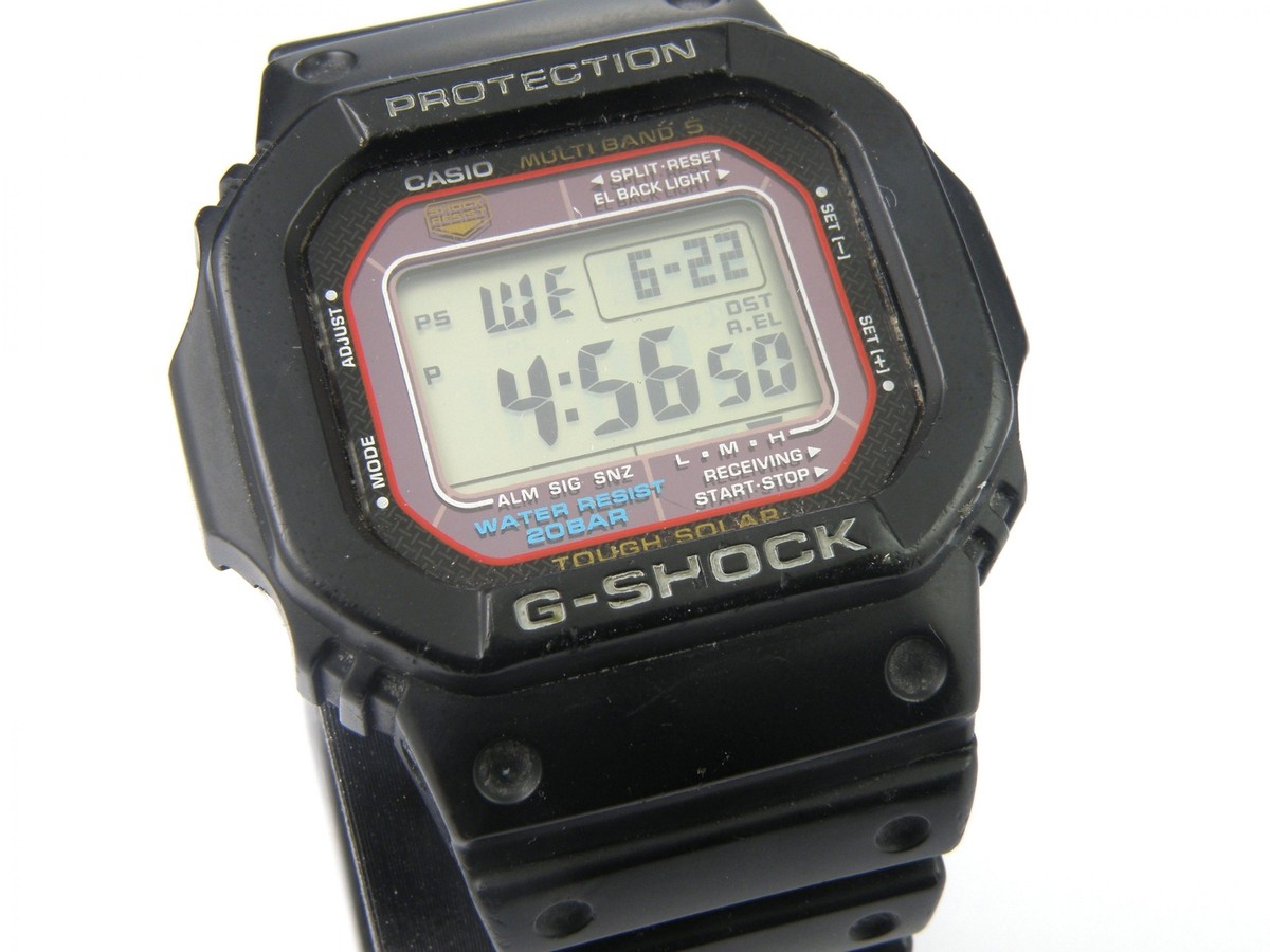 Gents Casio G-SHOCK WaveCeptor Tough Solar GW-M5600 - 200m | eBay UK