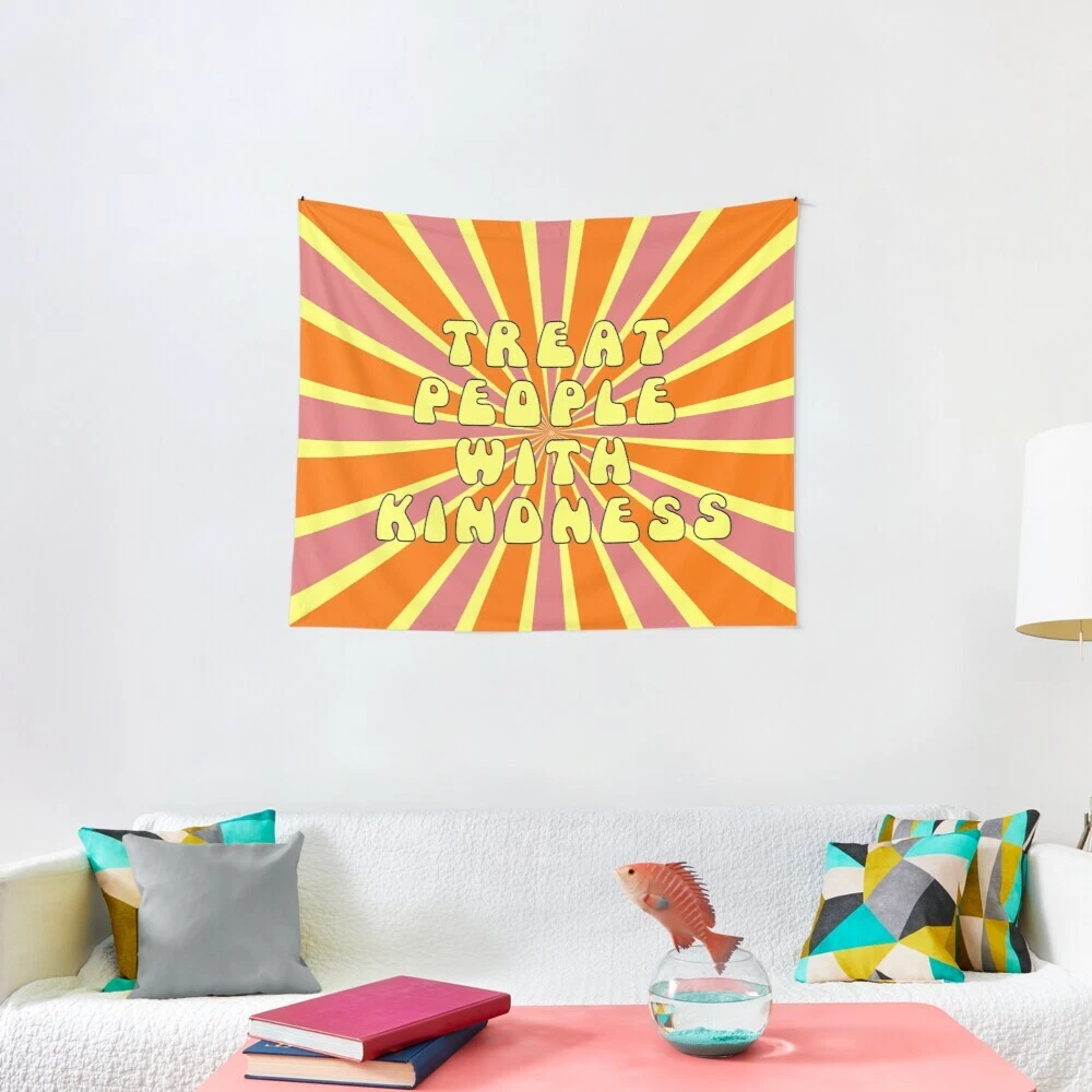Treat People With Kindness Tapestries Harry Styles Wall Tapestry