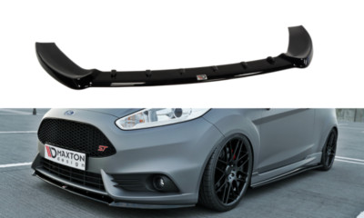 For Ford Fiesta Mk7 St Facelift Front Diffuser Diffusor MaxtonDesign Gloss Black