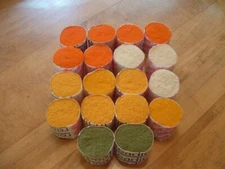 Shillcraft/Readicut  6 Ply Wool Blend Yarn  18 Pks  #42, #31, #36, #17