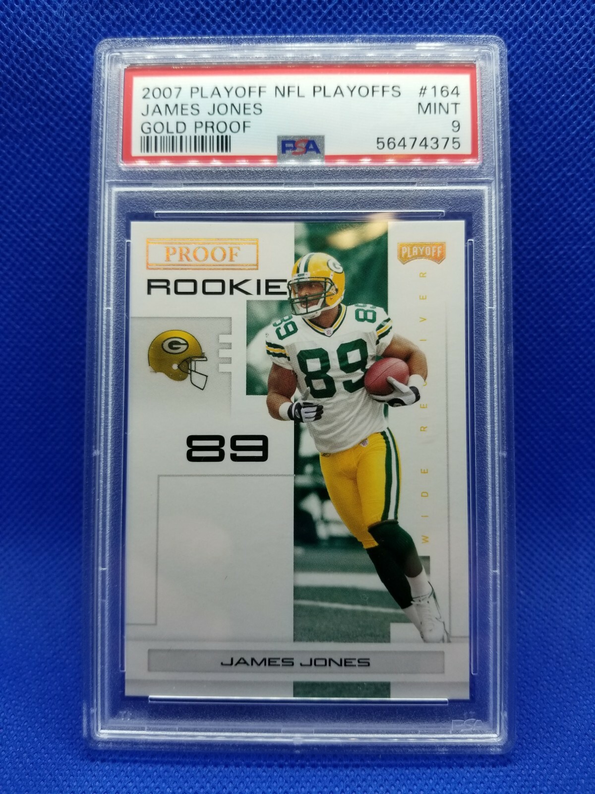 James Jones Playoff NFL Playoffs #164 Gold Proof