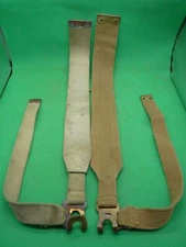 Original WW2 Pattern British Army L Straps Pair - 37 pattern Webbing Haversack