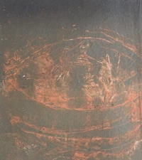 1988 Abstract Litho Geometric Cell Biology Eye Horror Gothic Vintage 80s Punk