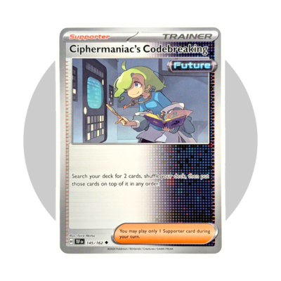 Temporal Forces Pokemon Card (ZZ62): Ciphermaniac's Codebreaking