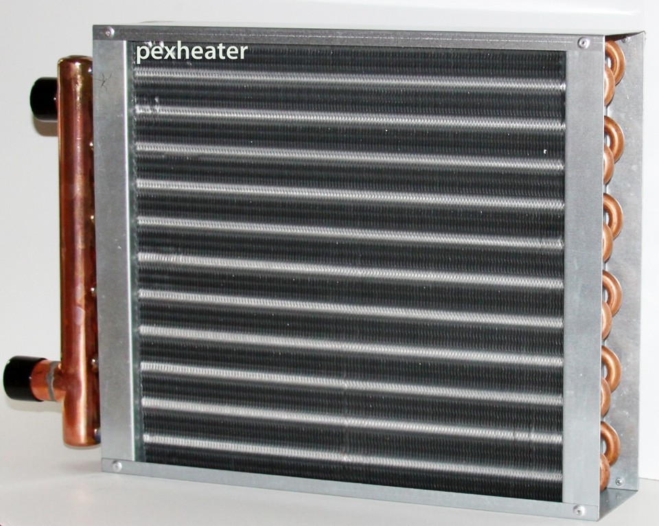 Fin Coil Radiator Finned Coil Water to Air Heat Exchanger, 1