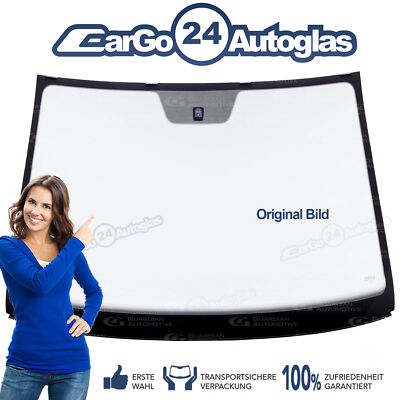 Windschutzscheibe für VW UP Frontscheibe Grün Solar Spiegelhalter Neu ab Bj 11-