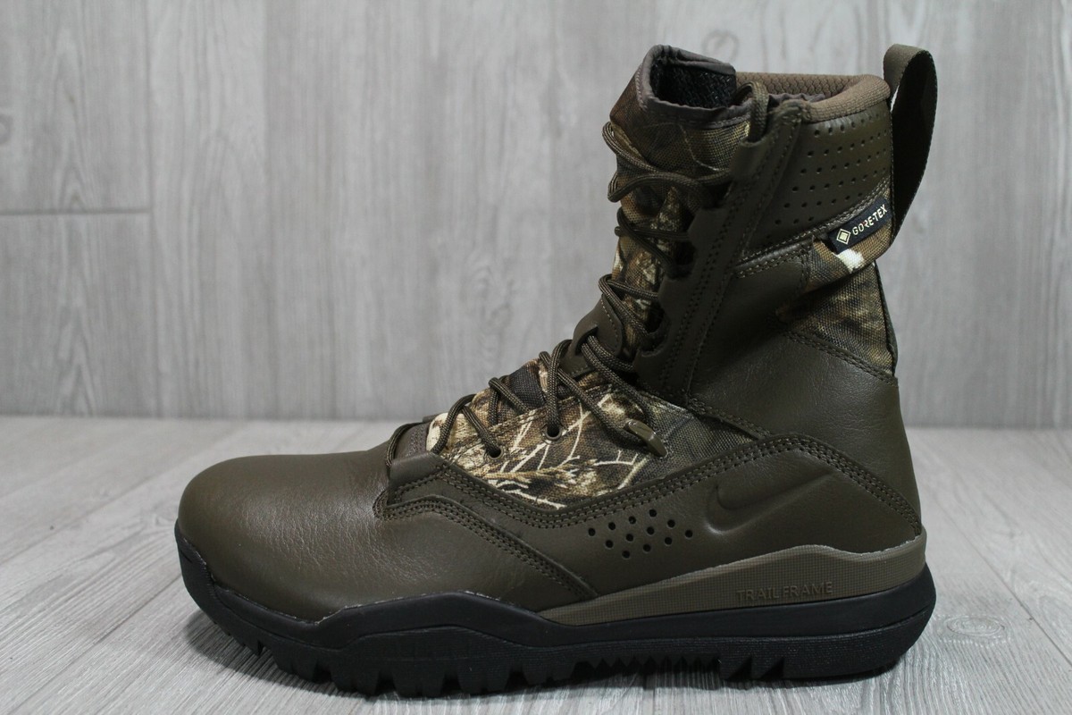 Nike SFB Field 2 8” Realtree Gortex Boots Camo Green Black 9 - 12