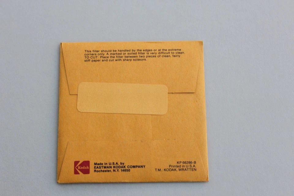 Kodak Wratten No. 96 Neutral Density 0.90 Gelatin Filter: 75mm: Sealed - Image 2 of 2