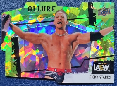 2022 AEW Ricky Starks Green Rainbow /99 Upper Deck Allure Mint #73993