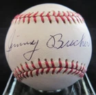 Jimmy Bucher Signed Baseball - PSA DNA